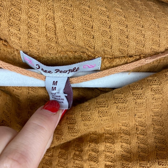 NWT Free People Juicy Shirt - Long Sleeve tunic cowl neck - Picture 8 of 9